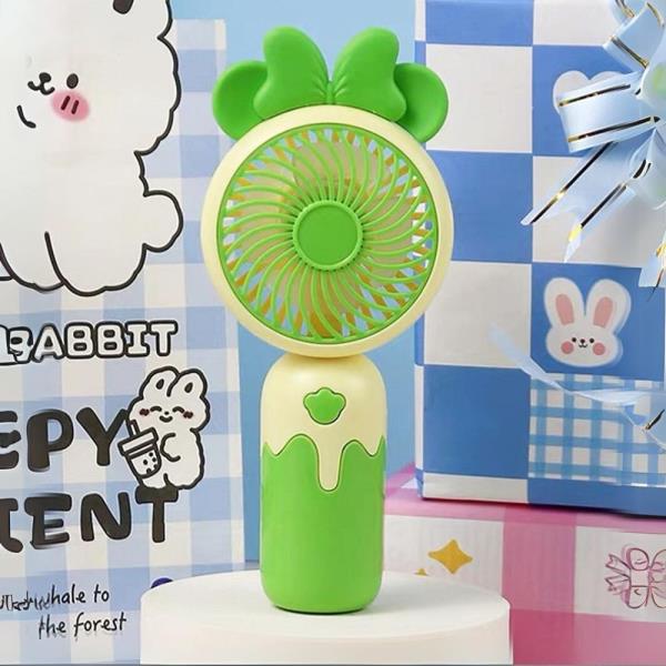 CUTE RIBBON ELECTRONIC FAN WITH CHARGER