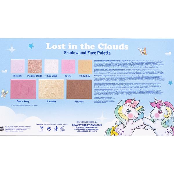 BEAUTY CREATIONS MY LITTLE PONY SHADOW AND FACE PALETTE