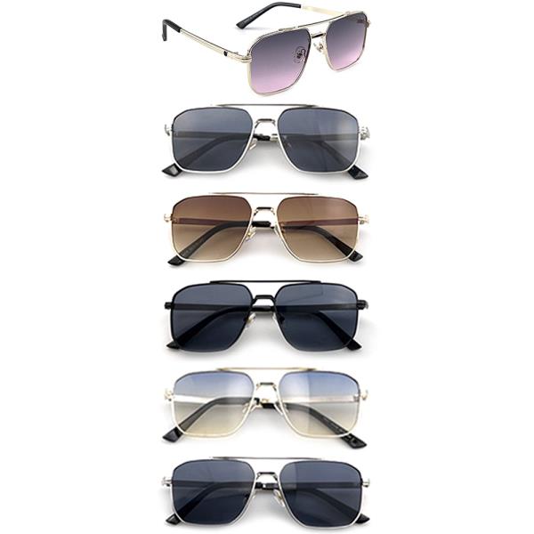 SQUARE TRENDY SUNGLASSES 1DZ