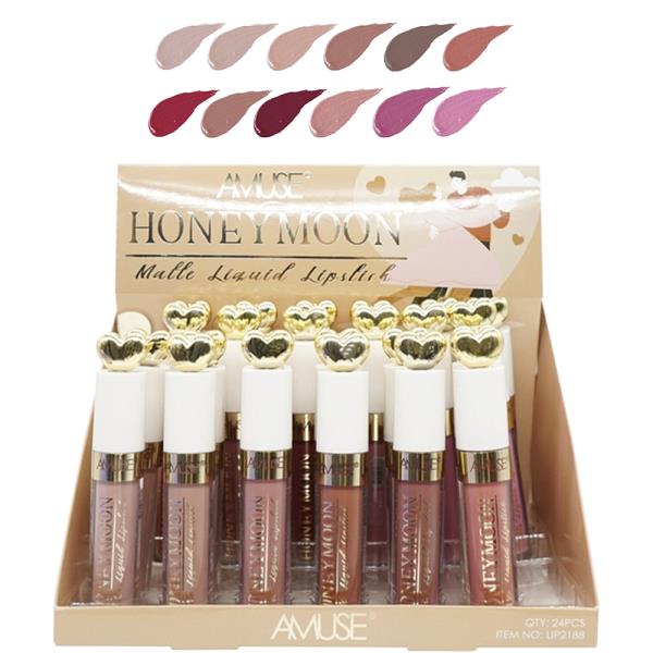 AMUSE HONEYMOON MATTE LIQUID LIPSTICK (24 UNITS)