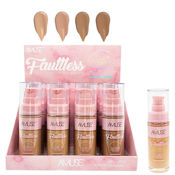 AMUSE FAULTLESS FULL COVERAGE FOUNDATION (12 UNITS)