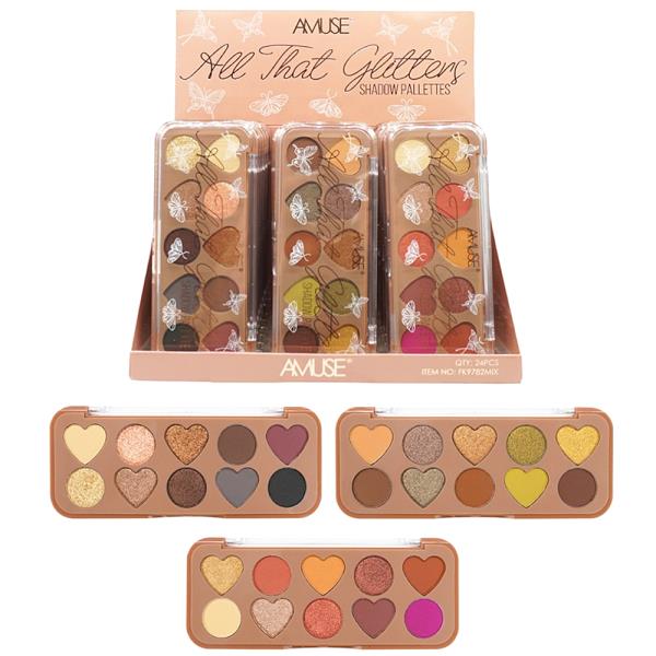 AMUSE ALL THAT GLITTERS SHADOW PALETTES (24 UNITS)