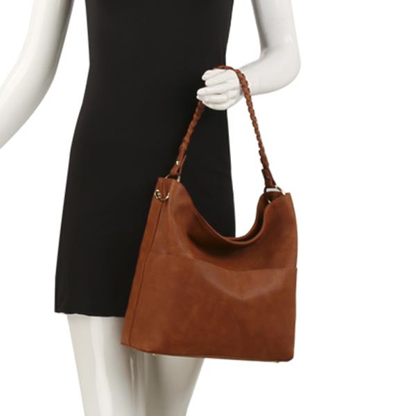 2IN1 FASHION SHOULDER HOBO W MINI BAG AND GUITAR STRAP SET