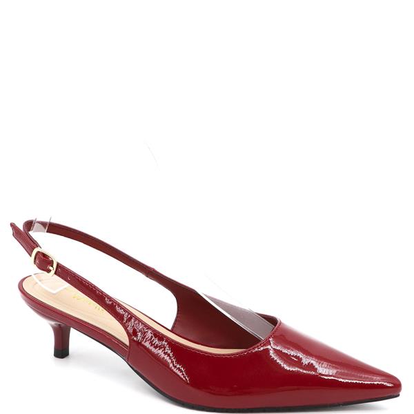 SHINY SIMPLE POINTY SLINGBACK 12 PAIRS