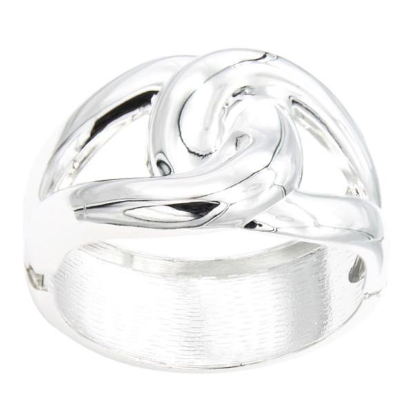 STAINLESS STEEL HINGED METAL BRACELET