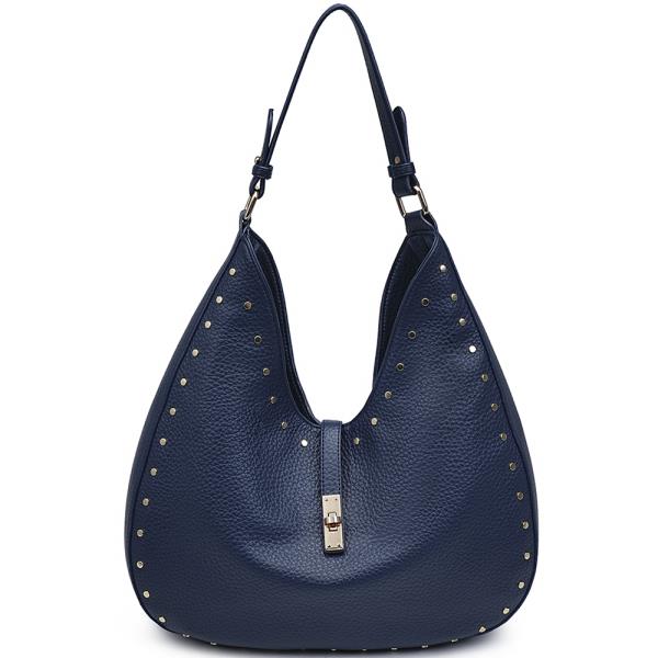 TURN LOCK LOOP OLIVIA SHOULDER HOBO BAG