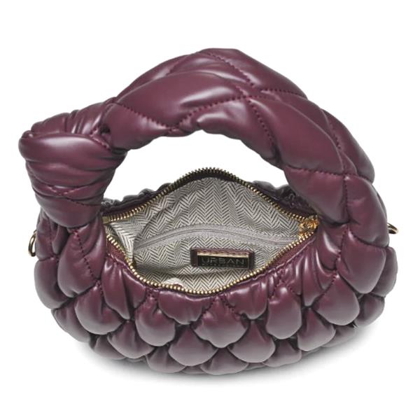 QUILTED PUFF KNOT CLAUDIA CROSSBODY BAG