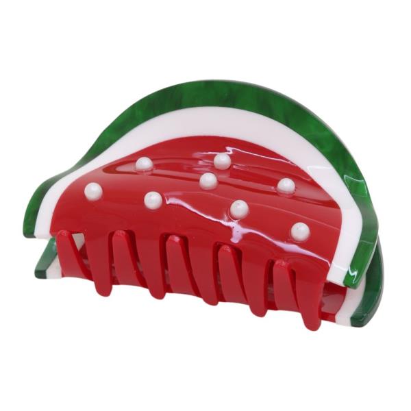 WATERMELON HAIR CLAW JAW CLIP