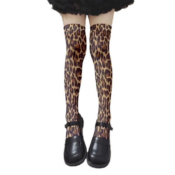 LEOPARD KNEE HIGH SOCKS