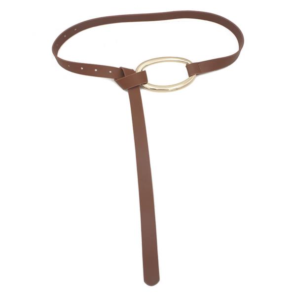 ORGANIC OVAL TIE LOOPED ROPE BELT