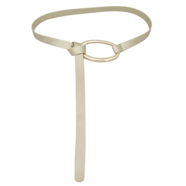 ORGANIC OVAL TIE LOOPED ROPE BELT