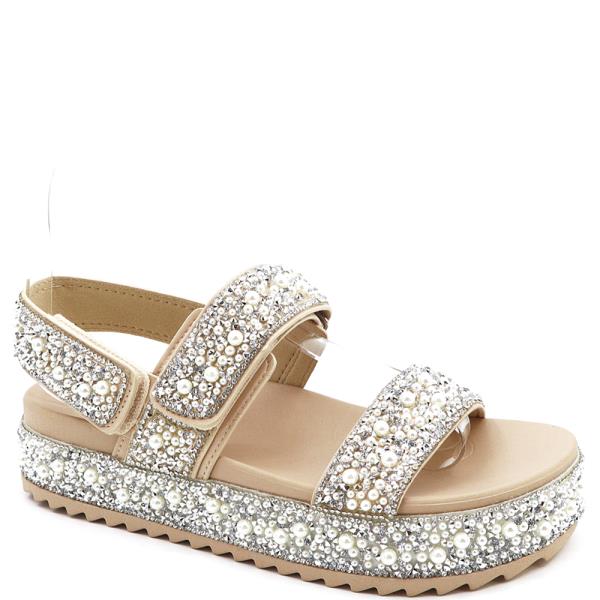 PEARL VELCRO SANDAL 12 PAIRS