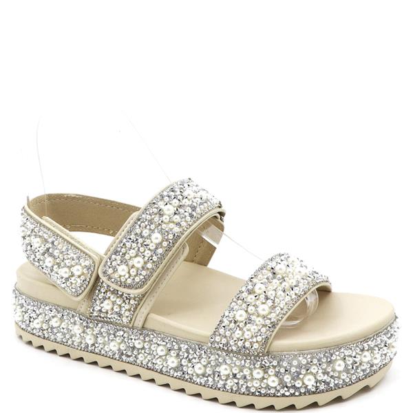 PEARL VELCRO SANDAL 12 PAIRS