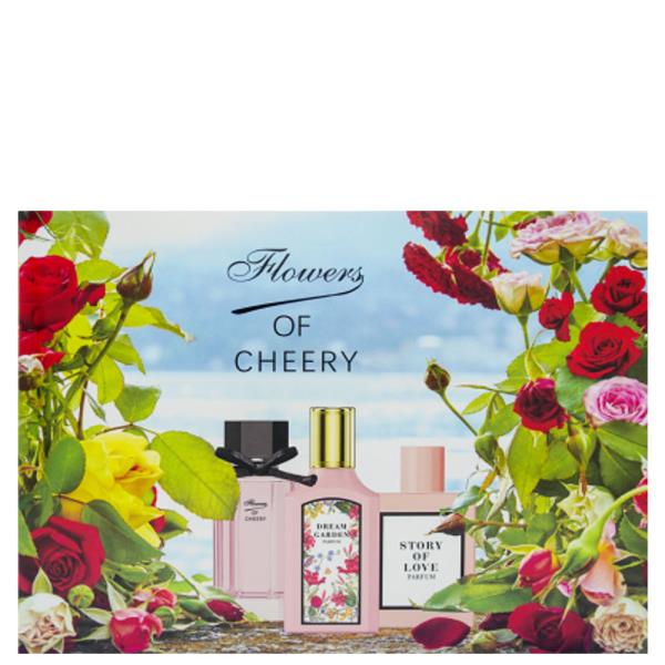 STORY OF LOVE FLOWERS OF CHEERY FRAGRANCE PERFUME 3 PC GIFT SET