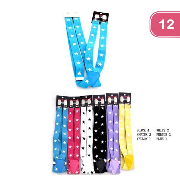 STAR SUSPENDERS (12 UNITS)