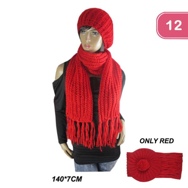 SCARF AND HAT SET (12 UNITS)