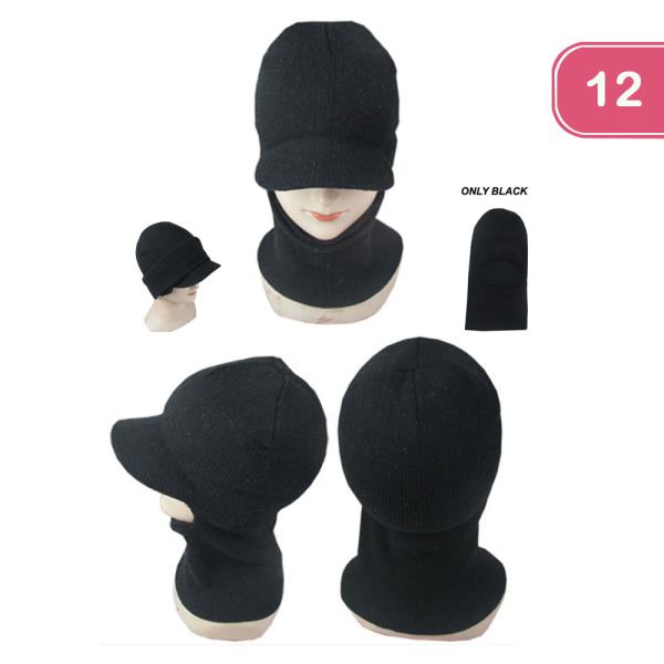 BLACK BEANIE (12 UNITS)
