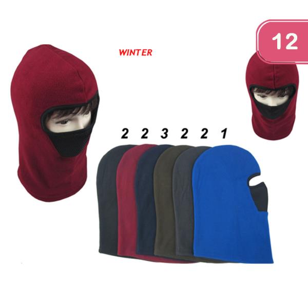 WINTER SOLID COLOR HEAD WARMER (12 UNITS)