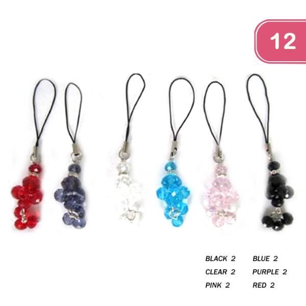 CRYSTAL PHONE ACCESSORY (12 UNITS)