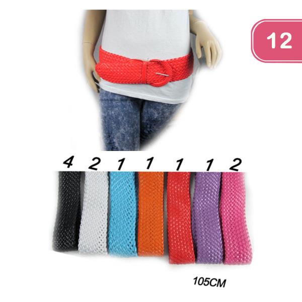 THICK BRAIDED BELT (12 UNITS)