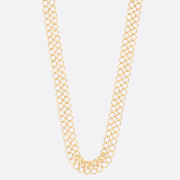 SODAJO METAL GOLD DIPPED NECKLACE