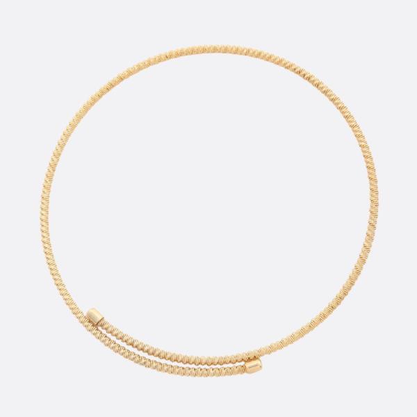 SODAJO METAL GOLD DIPPED CHOKER