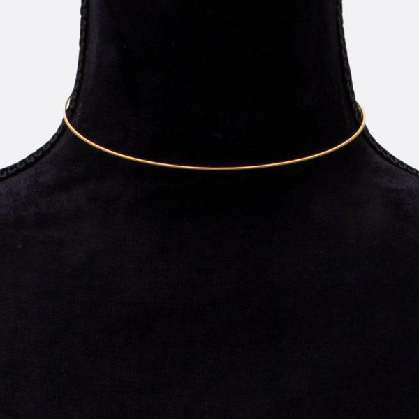 SODAJO METAL GOLD DIPPED CHOKER