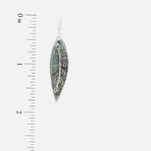 WESTERN STYLE LEAF DANGLE EARRING