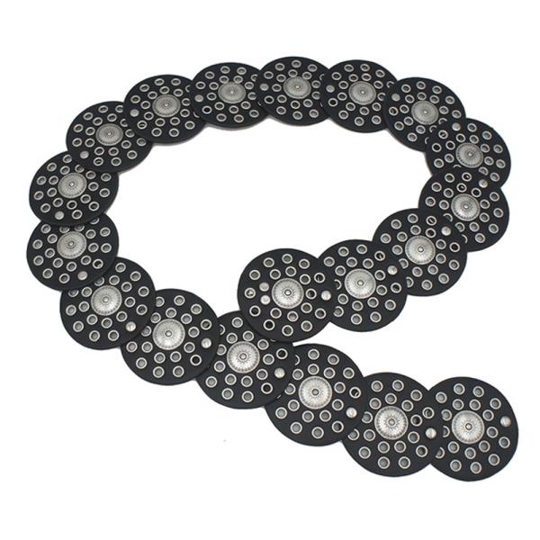 SUNDIAL ALL OVER EYELET DISC BOHO HIP BELT