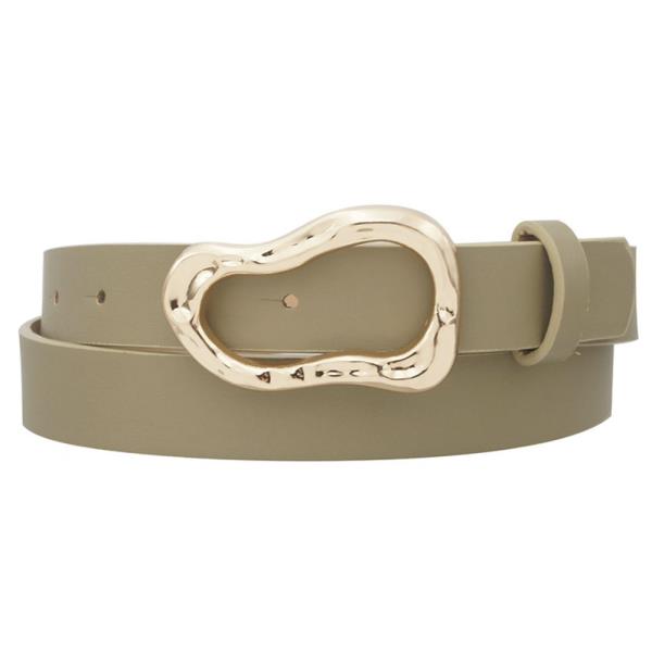 ORGANIC OVAL SHAPED BUCKLE BELT