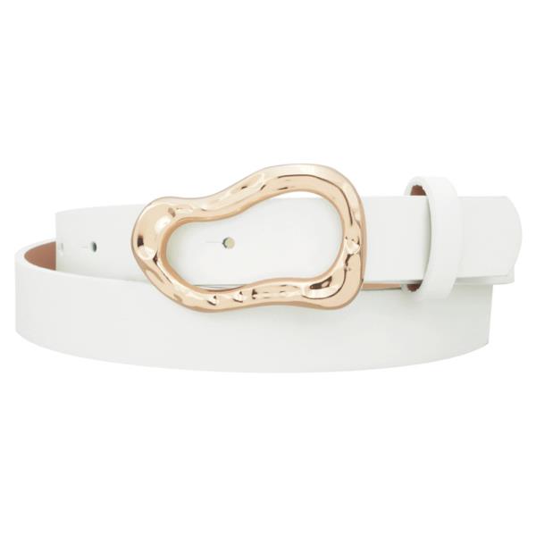 ORGANIC OVAL SHAPED BUCKLE BELT
