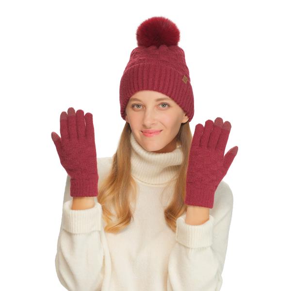 CC WEAVING TEXTURE GLOVE