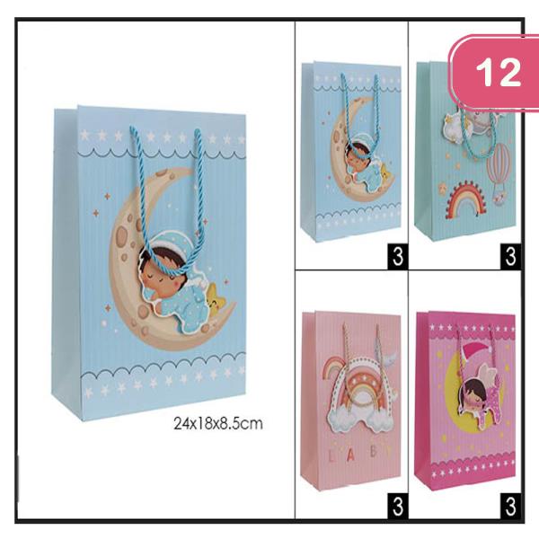 BABY SHOWER GIFT BAG (12 UNITS)