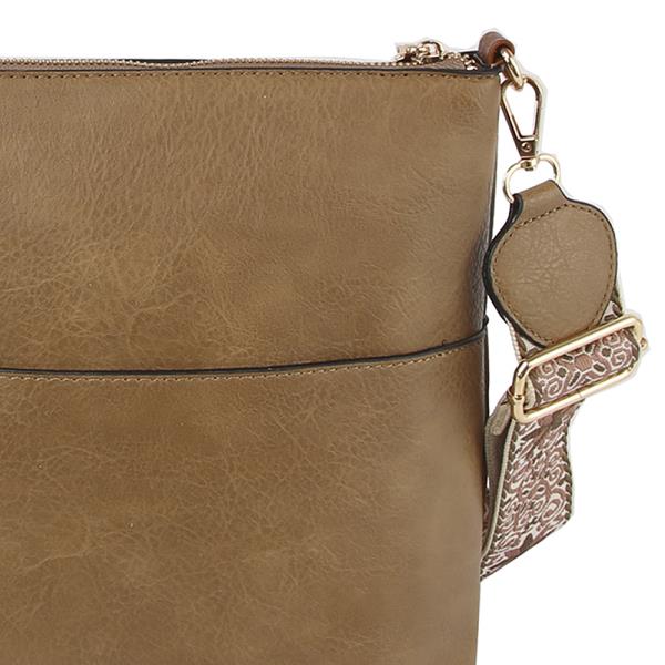 (ONLINE ONLY) SMOOTH ZIPPER CROSSBODY BAG