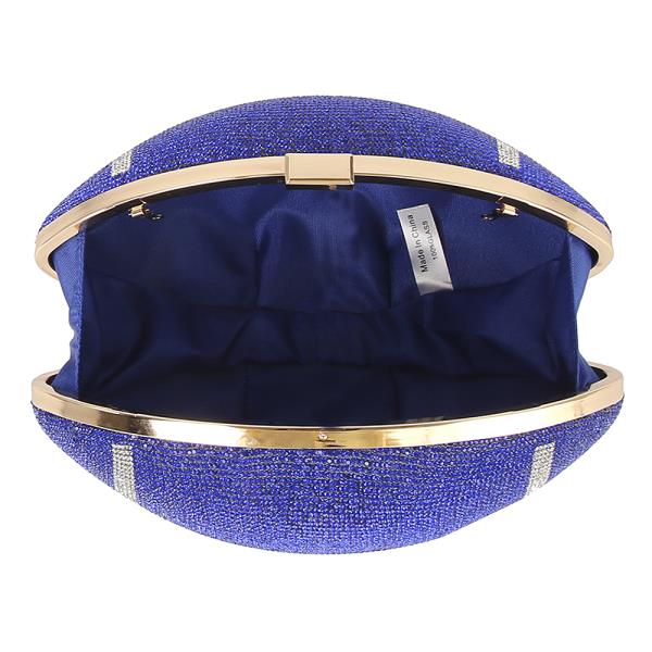 RHINESTONE FOOTBALL CROSSBODY BAG