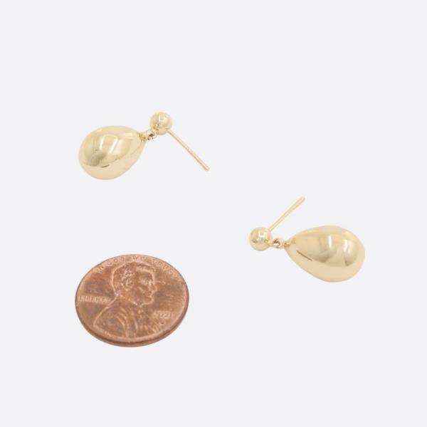 TEARDROP GOLD DIPPED EARRING