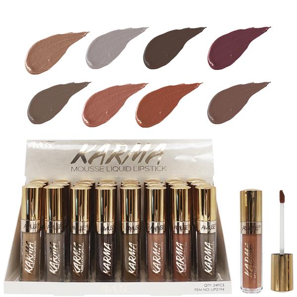 AMUSE KARMA MOUSSE LIQUID LIPSTICK (24 UNITS)