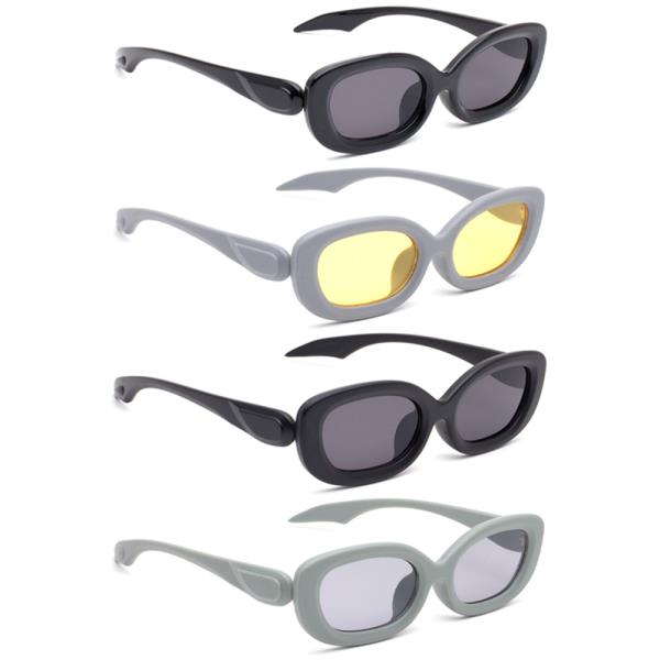 CHIC DESIGN ROUND SUNGLASSES 1DZ