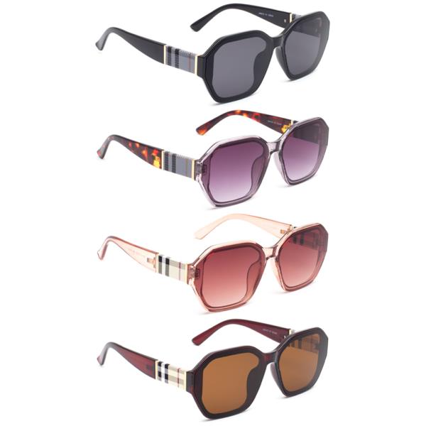 CHIC DESIGN SQUARE SUNGLASSES 1DZ