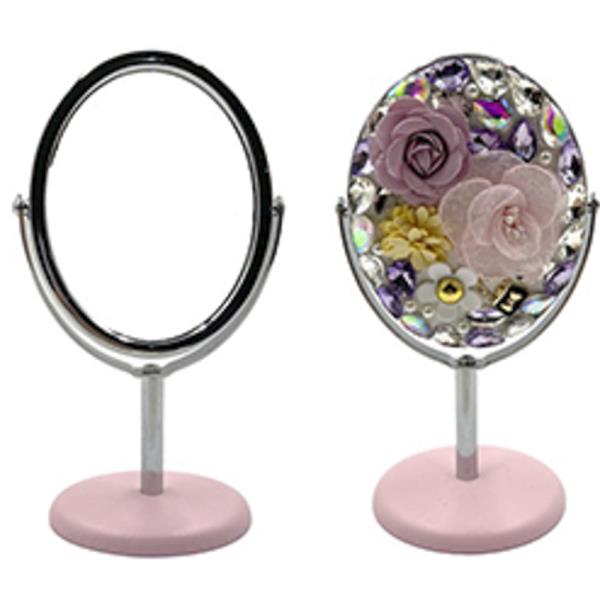 GEMSTONE FLOWER MIRROR