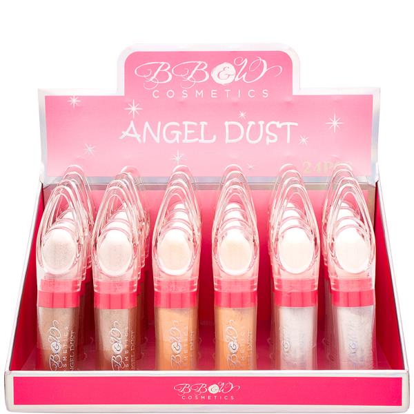 ANGEL DUST GLITTER HIGHLIGHTER POWDER W SPONGE APPLICATOR (24 UNITS)