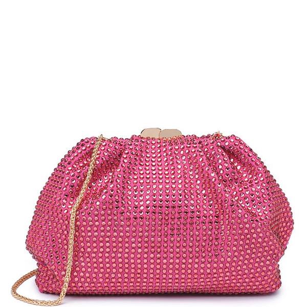 RHINESTONE SNAP ARIELLE EVENING BAG