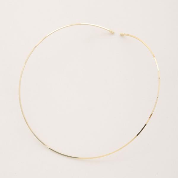 SODAJO SOLID METAL GOLD DIPPED CHOKER