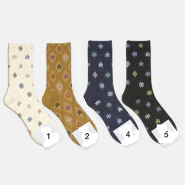 FLOWER ANKLE SOCKS