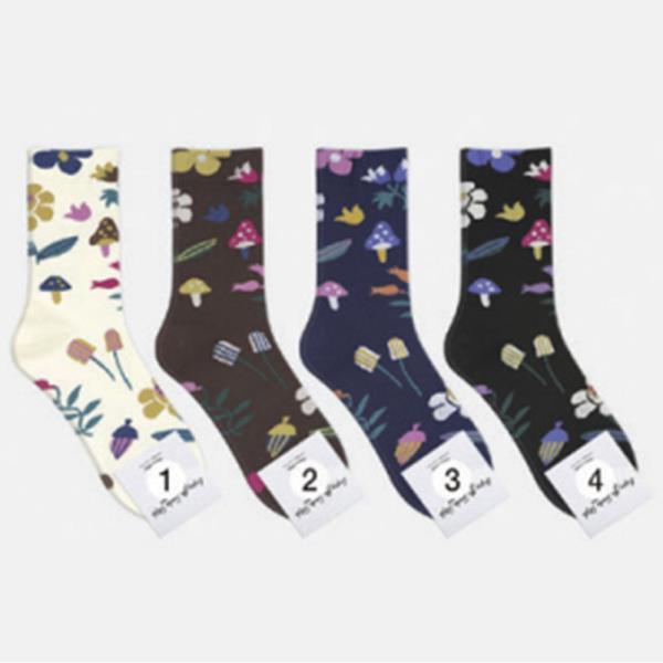 FLOWER ANKLE SOCKS