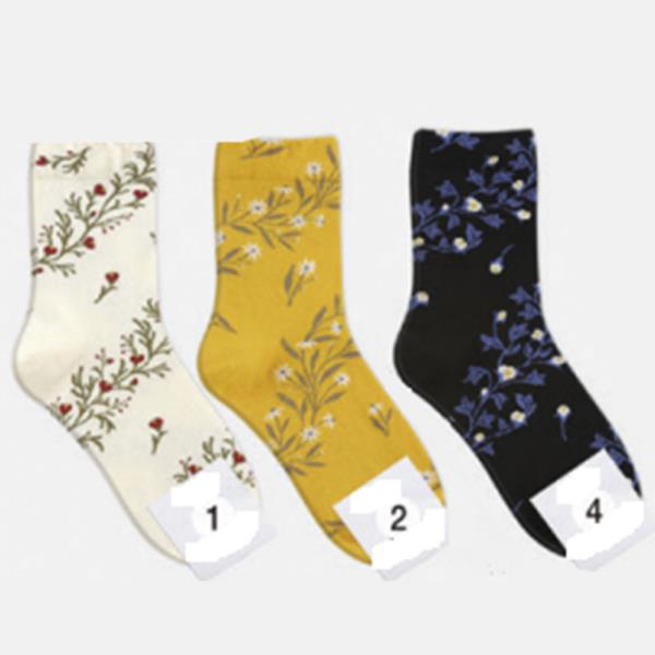 FLOWER ANKLE SOCKS