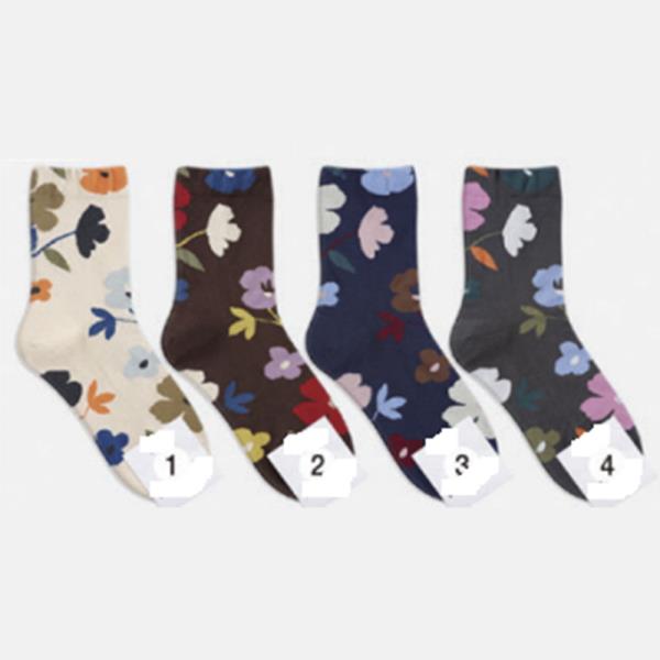 FLOWER ANKLE SOCKS