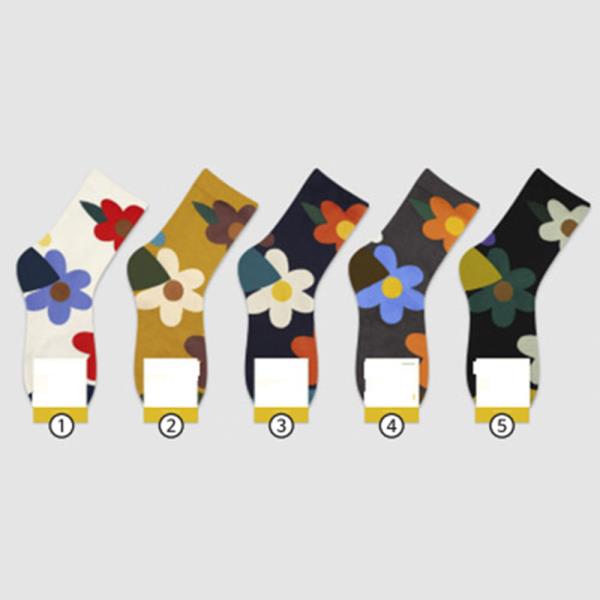 FLOWER ANKLE SOCKS