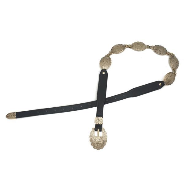 SWIRL FLORA CHAIN & PU BELT