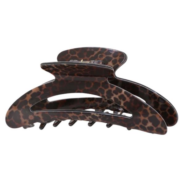 LEOPARD HAIR CLAW JAW CLIP